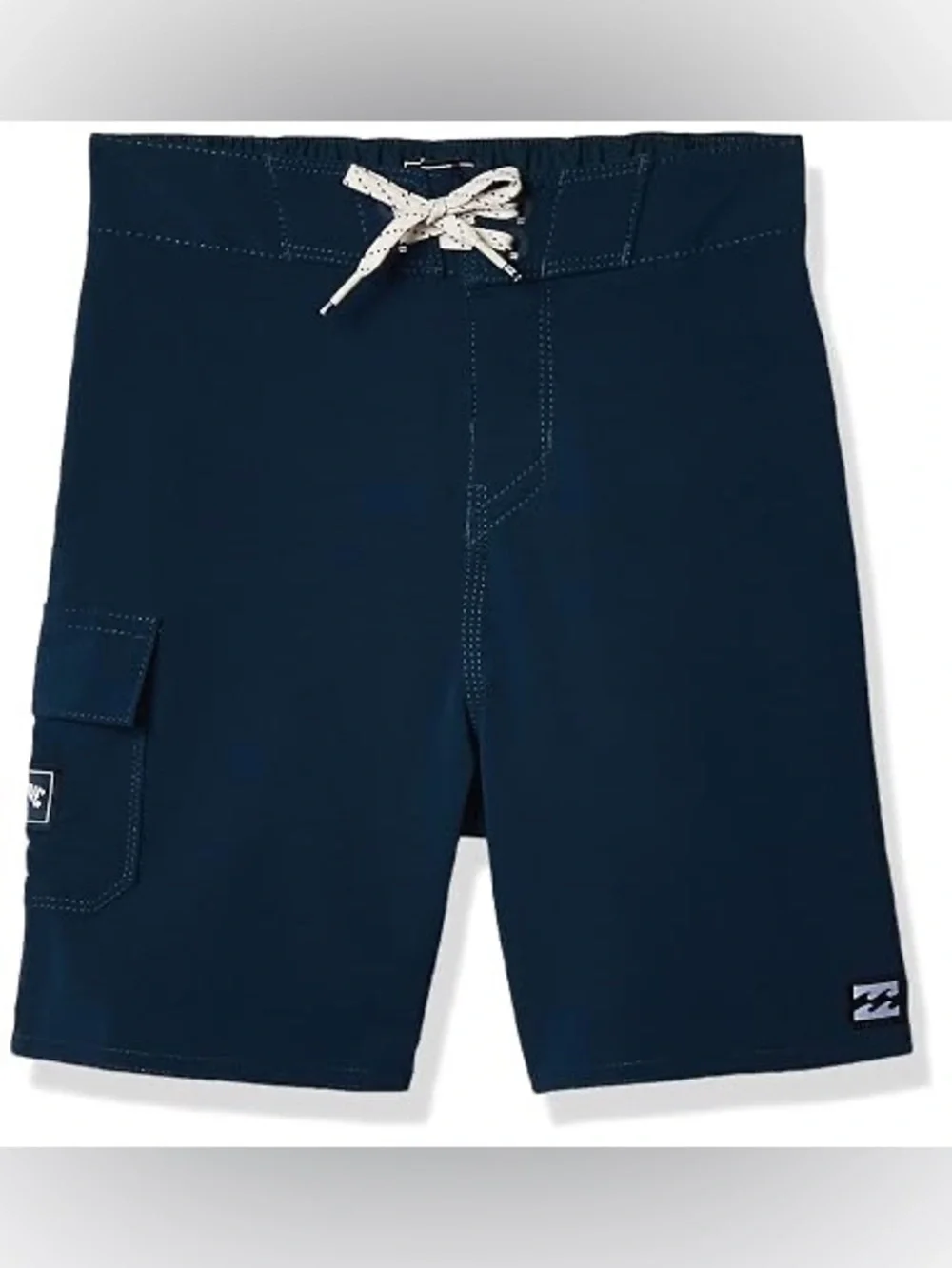 Billabong Navy Blue Men's Board Shorts with Contrast Drawstring